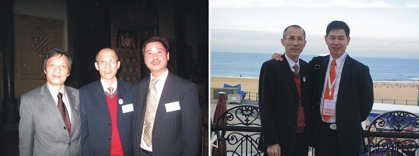 與《人民日報》駐荷蘭媒體機構(gòu)負責(zé)人（左）、天津渤海和興集團董事長朱夢河先生合影